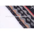 Jacquard Design Silk Material Woven Thick Winter Scarf para homens